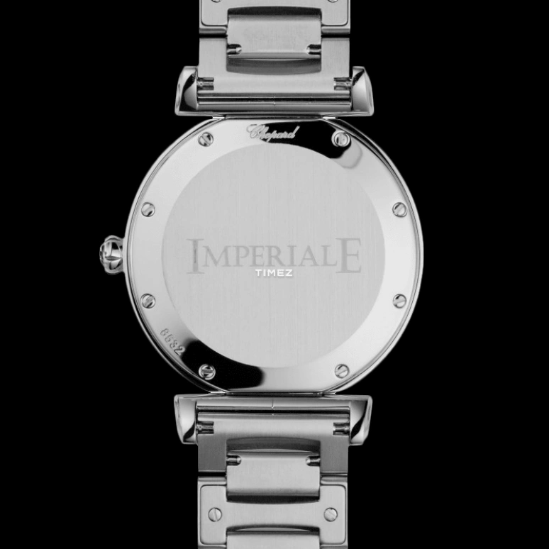 萧邦,IMPERIALE 36毫米,36毫米,精钢,银色,石英,日历,蓝宝石,水晶玻璃,388532,388532-3002