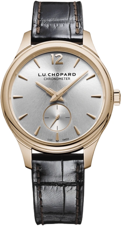 Chopard,L.U.C 35mm,35mm,Rose Gold,White,Automatic,Day,65hours,121968,121968-5001