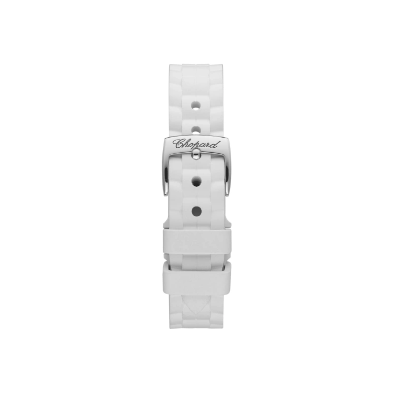 Chopard,Happy Sport 30mm,30mm,Stainless Steel,White,Sapphire,Crystal Glass,Closed,278590,278590-3001