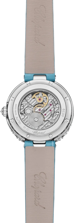 萧邦,L'HEURE DU DIAMANT 26毫米,26毫米,白金,蓝色,手动上弦,45小时,自制机芯,13A178,13A178-1315