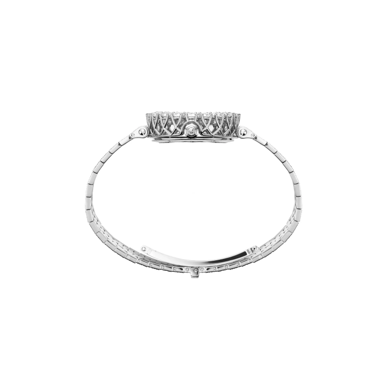 萧邦,L'HEURE DU DIAMANT 30.80毫米,30.80毫米,白金,白色,自动上弦,42小时,自制机芯,10A386,10A386-1106