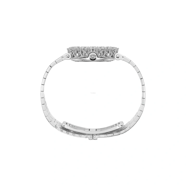 萧邦,L'HEURE DU DIAMANT 30x27毫米,30x27毫米,白金,银白色,手动上弦,蓝宝石,水晶玻璃,椭圆形,10A393,10A393-1106