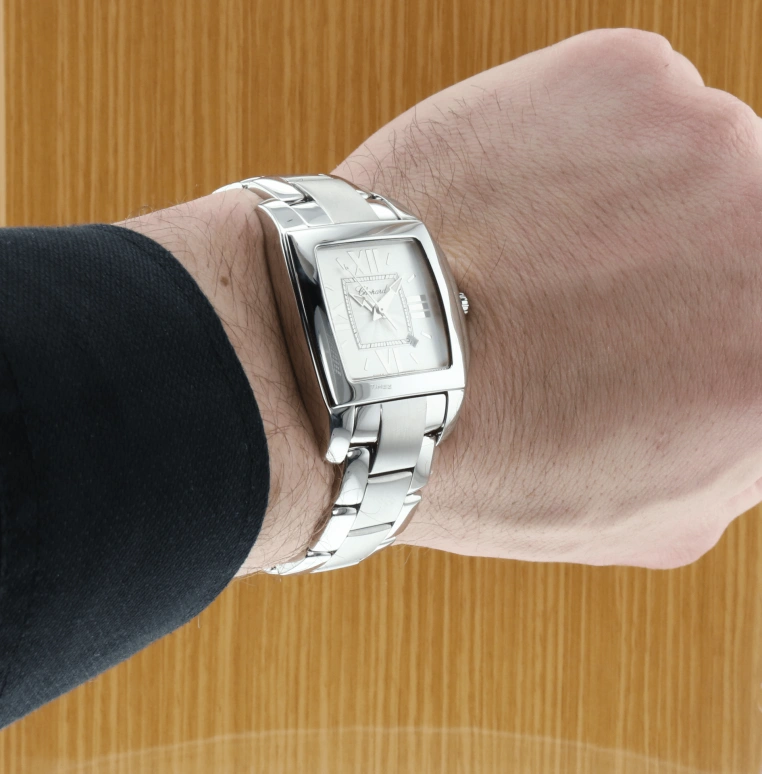 萧邦,Two O Ten 34.80x28.90毫米,34.80x28.90毫米,不锈钢,银白色,石英,日历,蓝宝石,118464,118464-3009