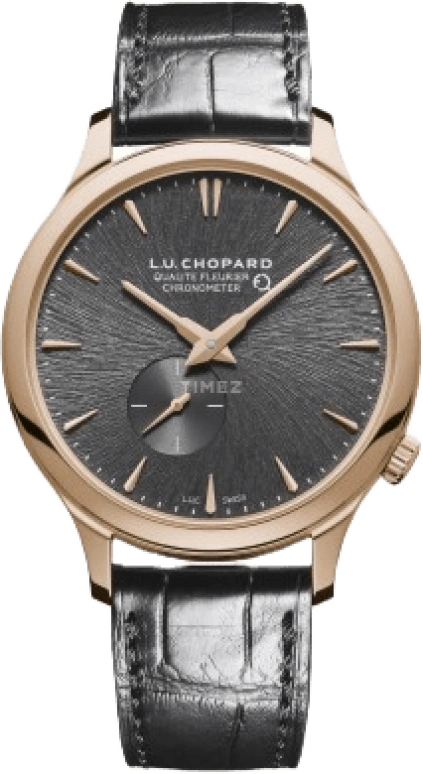 Chopard,L.U.C 41mm,41mm,Rose Gold,Grey,Automatic,65hours,In-house Caliber,161945,161945-5001