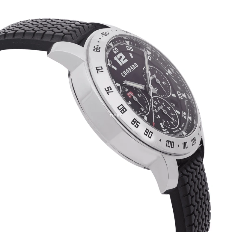 萧邦,Mille Miglia 36毫米,36毫米,不锈钢,黑色,自动上弦,计时,日历,16,16/8933