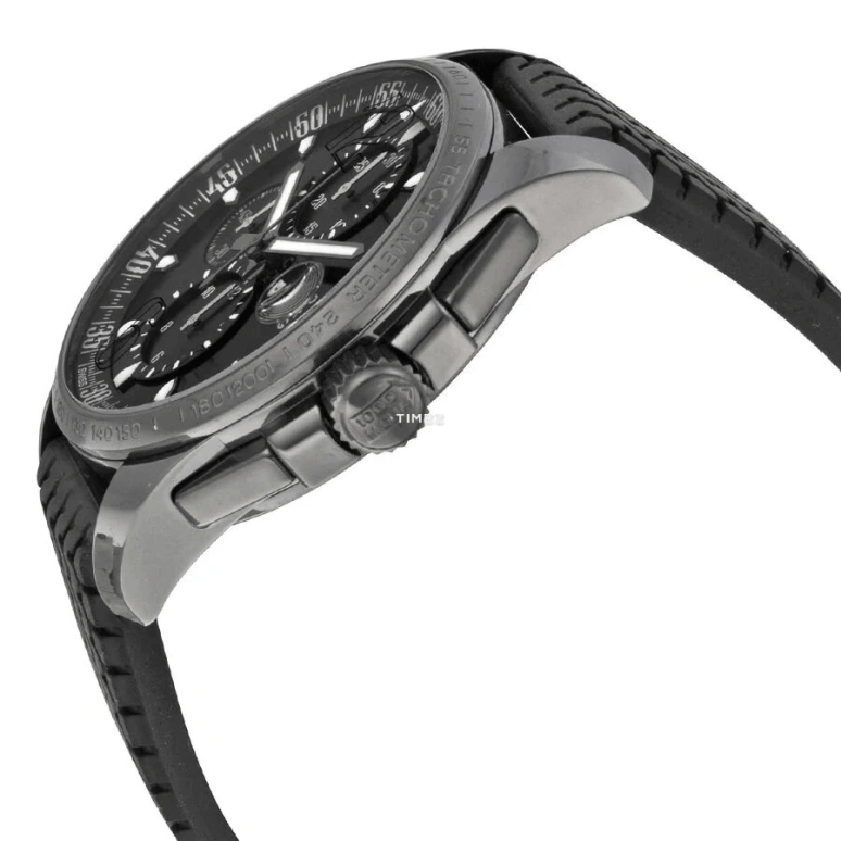 萧邦,Mille Miglia 44毫米,44毫米,精钢,黑色,自动上弦,计时,日历,168459,168459-3022
