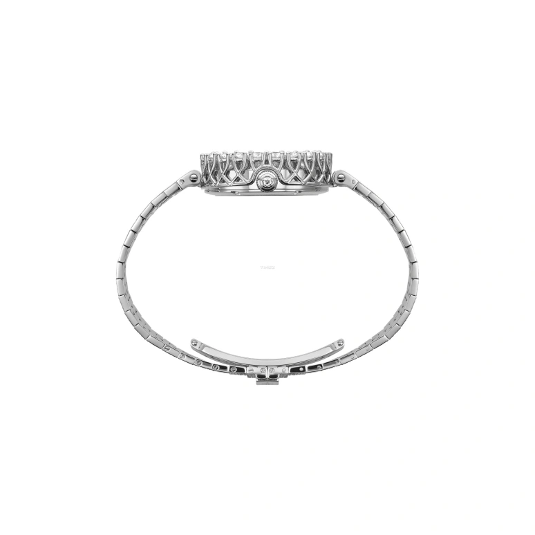 萧邦,L'HEURE DU DIAMANT 26毫米,26毫米,白金,银色,手动上弦,蓝宝石,圆形,10A178,10A178-1301