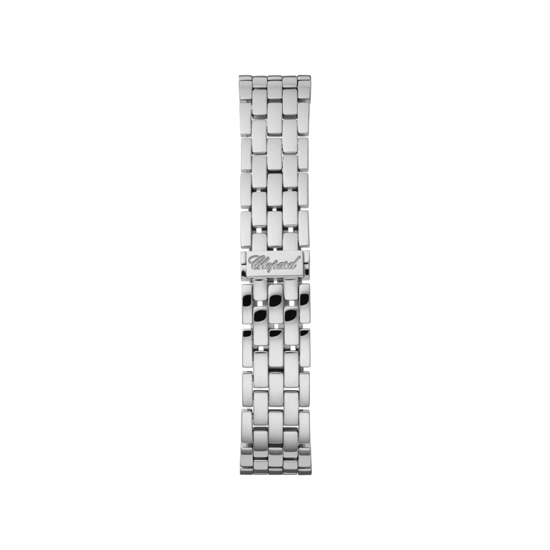 萧邦,L'HEURE DU DIAMANT 34.20x29.40毫米,34.20x29.40毫米,白金,银色,石英,蓝宝石,水晶玻璃,酒桶形,109422,109422-1101