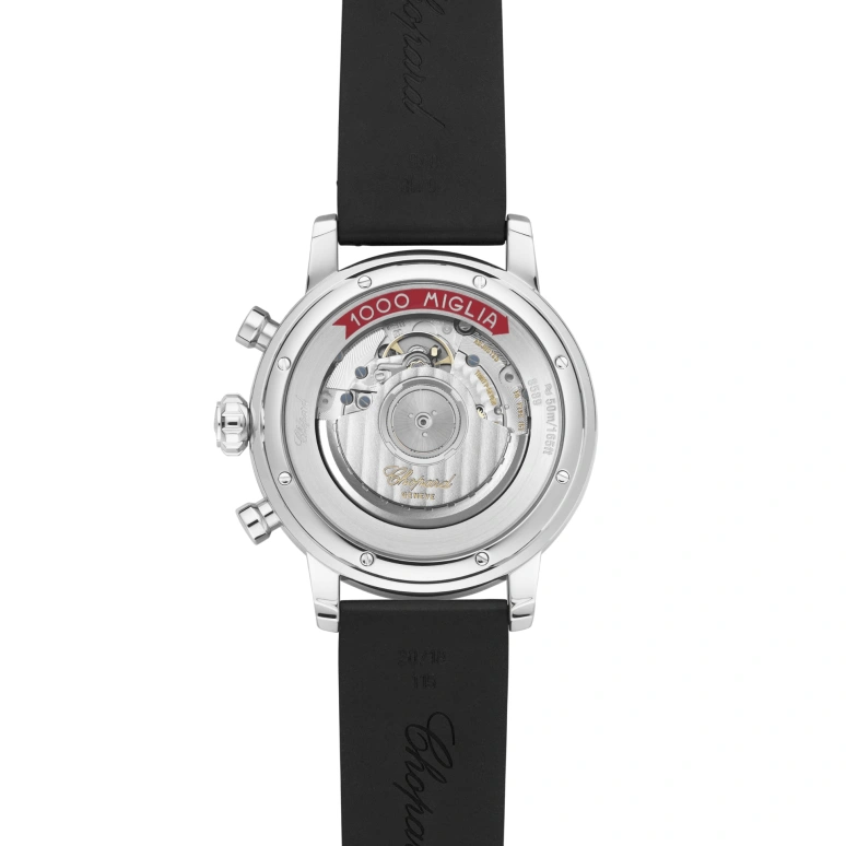 萧邦,Mille Miglia 42毫米,42毫米,精钢,黑色,自动上弦,计时,日历,168589,168589-3002