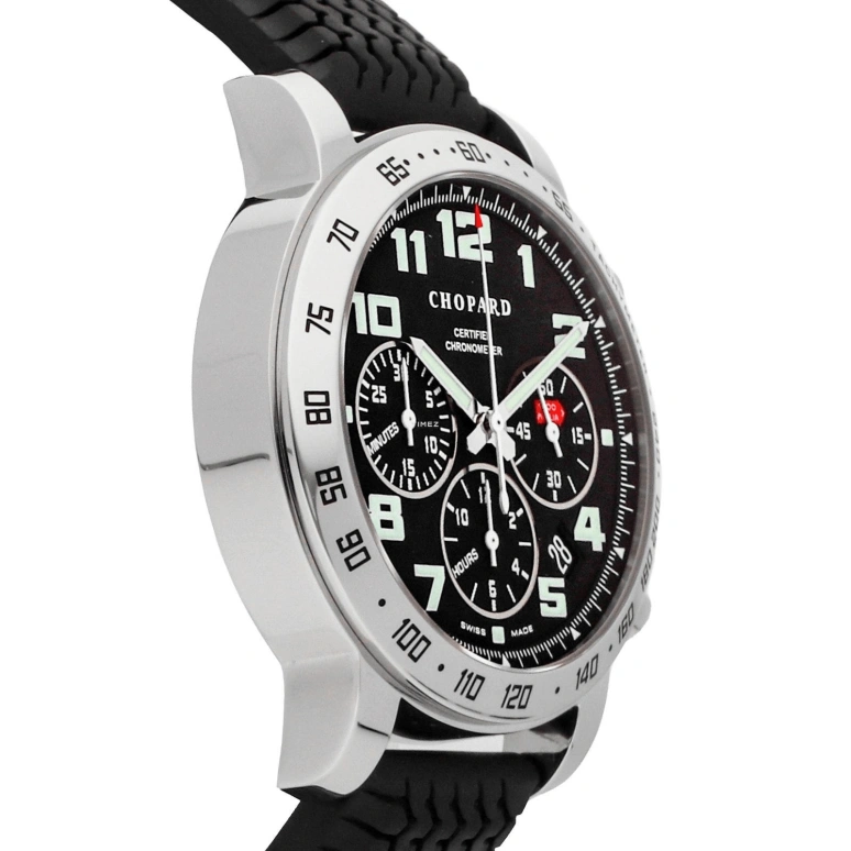 萧邦,Mille Miglia 40.50毫米,40.50毫米,不锈钢,黑色,自动上弦,计时,日历,168920,168920-3001