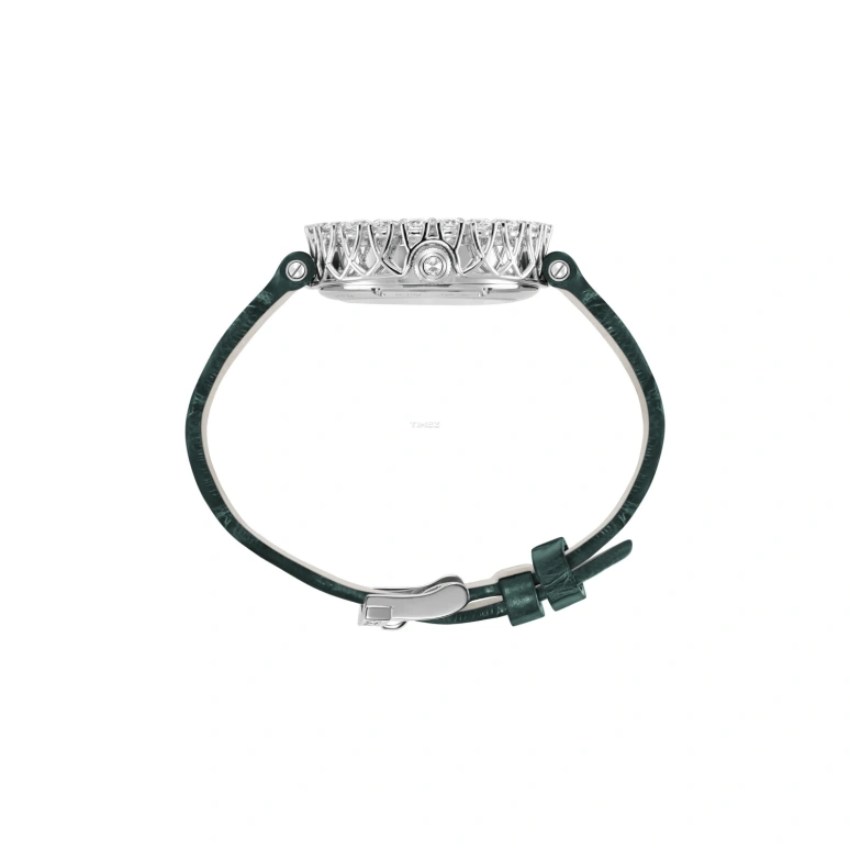 萧邦,L'HEURE DU DIAMANT 30毫米,30毫米,白金,绿色,自动上弦,42小时,自制机芯,13A378,13A378-1001