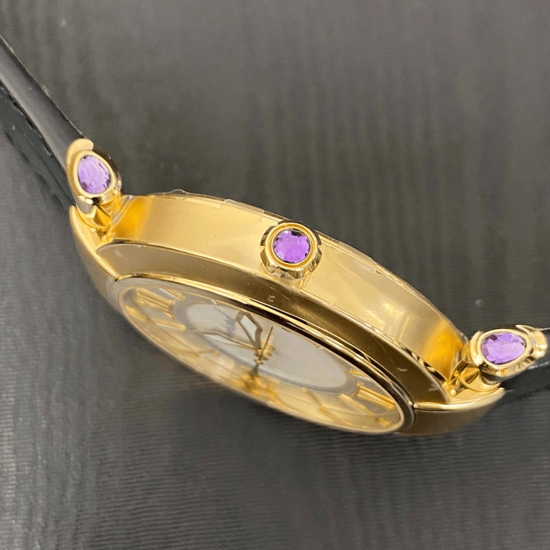 萧邦,IMPERIALE 40毫米,40毫米,黄金,银色,白色,自动上弦,日历,蓝宝石,384241,384241-0001