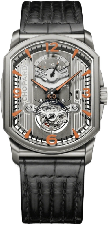 Chopard,L.U.C 35.40mm,35.40mm,Titanium,Skeleton,Handwound,Power Reserve Indicator,Tourbillon Escapement,168526,168526-3003