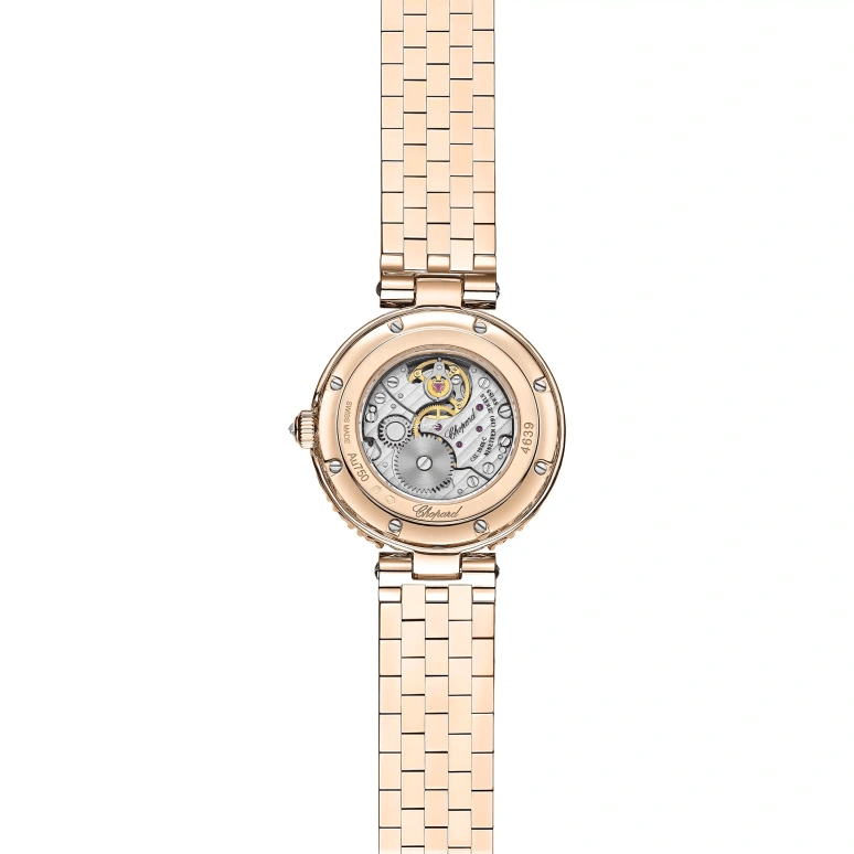 萧邦,L'HEURE DU DIAMANT 26毫米,26毫米,玫瑰金,绿色,手动上弦,45小时,自制机芯,10A178,10A178-5311