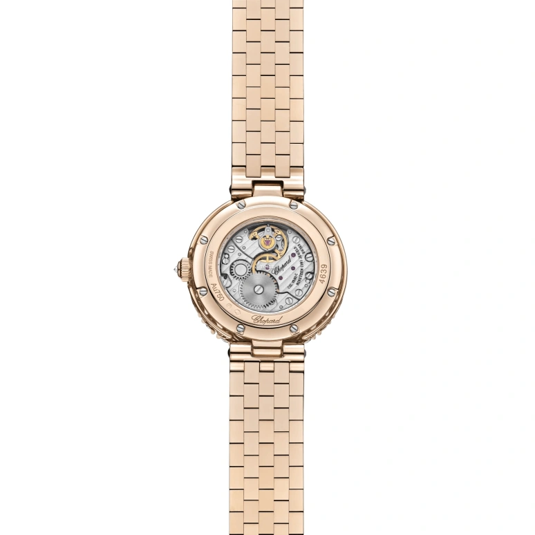 萧邦,L'HEURE DU DIAMANT 26毫米,26毫米,玫瑰金,绿色,手动上弦,长方形,玫瑰金色,10A178,10A178-5321