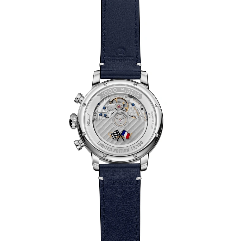 萧邦,Mille Miglia 40.50毫米,40.50毫米,精钢,银色,自动上弦,计时,日历,168619,168619-3007