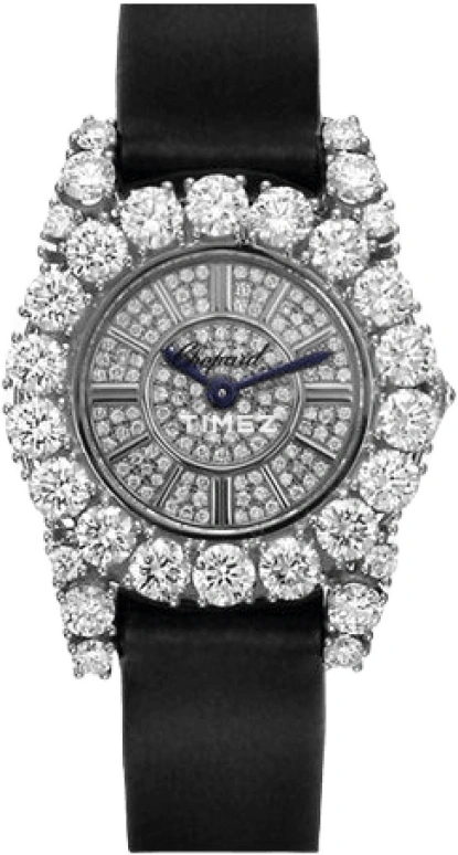 Chopard,L'HEURE DU DIAMANT ,Silver White,Sapphire,Crystal Glass,Closed,139379,139379-1001