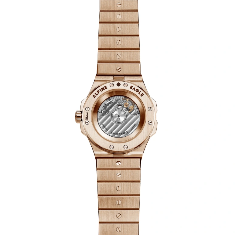 Chopard,Alpine Eagle 36mm,36mm,Rose Gold,White,Automatic,Date,60hours,295370,295370-5002