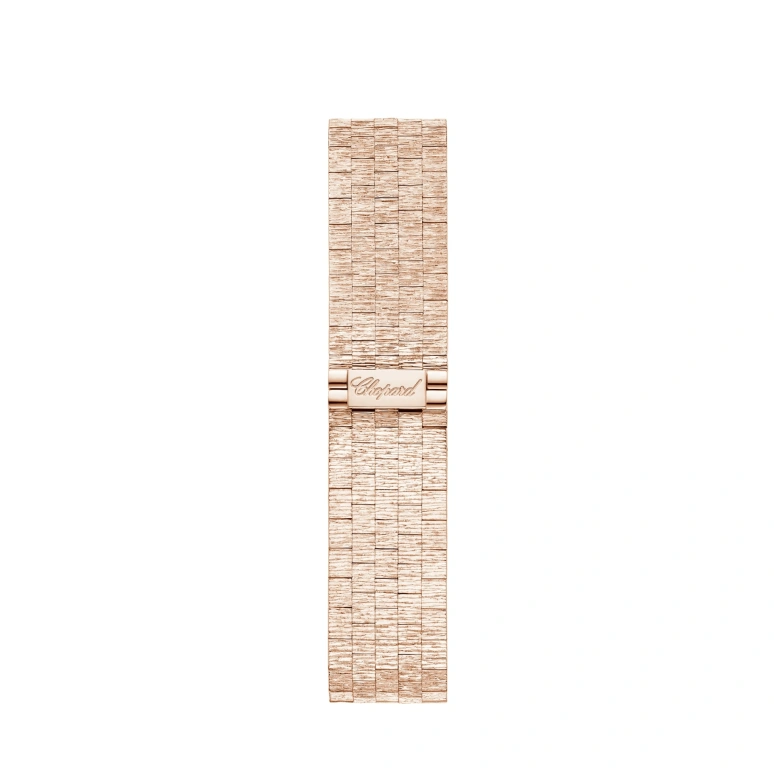 萧邦,L'HEURE DU DIAMANT 30.50x30.50毫米,30.50x30.50毫米,玫瑰金,绿色,自动上弦,42小时,自制机芯,10A386,10A386-5111