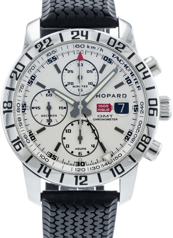 萧邦,Mille Miglia 42.20毫米,42.20毫米,不锈钢,白色,自动上弦,计时,日历,16,16/8992/3