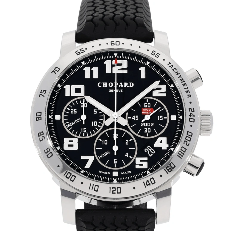 萧邦,Mille Miglia 40毫米,40毫米,不锈钢,黑色,自动上弦,计时,日历,16,16/8920