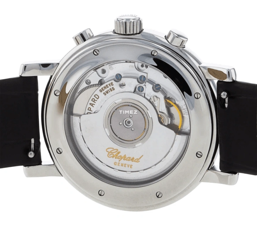 萧邦,Mille Miglia 39毫米,39毫米,不锈钢,黑色,自动上弦,计时,日历,168331,168331-3001