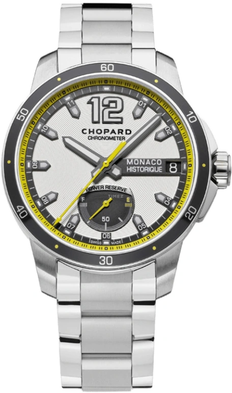 Chopard,Classic Racing 44.50mm,44.50mm,Titanium,Stainless Steel,Grey,Automatic,Chronograph,Date,Power Reserve Indicator,158569,158569-3001