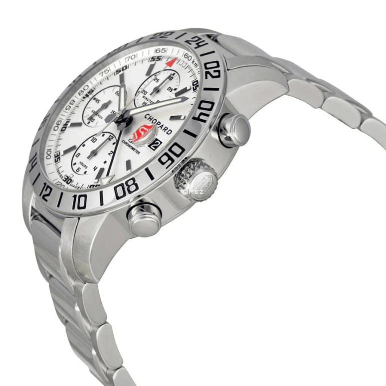 萧邦,Mille Miglia 42.50毫米,42.50毫米,不锈钢,白色,自动上弦,计时,日历,两地时,15,15/8992/3
