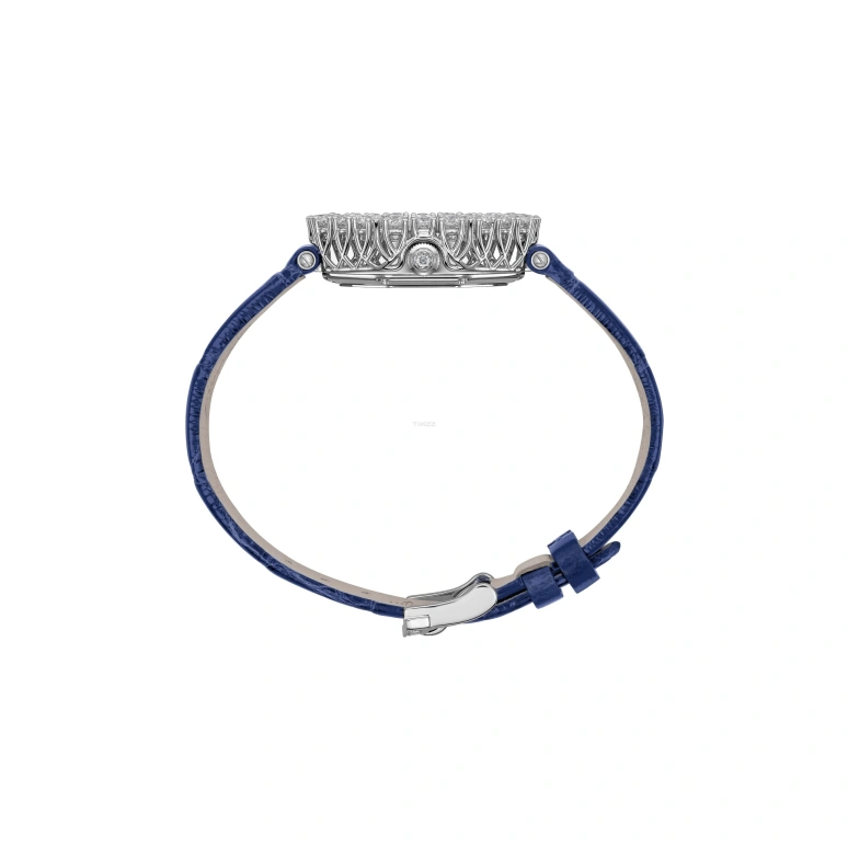 萧邦,L'HEURE DU DIAMANT 32毫米,32毫米,白金,蓝色,自动上弦,八角形,银色,13A097,13A097-1112