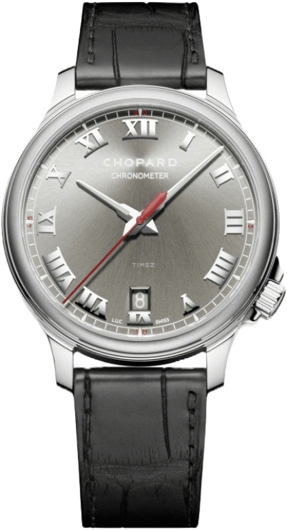 Chopard,L.U.C 42mm,42mm,Stainless Steel,Grey,Automatic,Date,60hours,168527,168527-3001