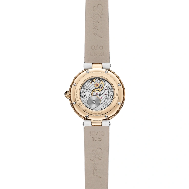 萧邦,L'HEURE DU DIAMANT 26毫米,26毫米,玫瑰金,白色,手动上弦,45小时,自制机芯,13A178,13A178-5317