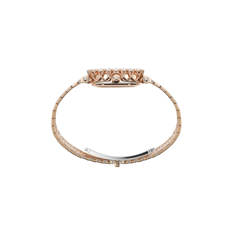 萧邦,L'HEURE DU DIAMANT 30.50x30.50毫米,30.50x30.50毫米,玫瑰金,玫瑰金色,自动上弦,42小时,自制机芯,10A386,10A386-5107