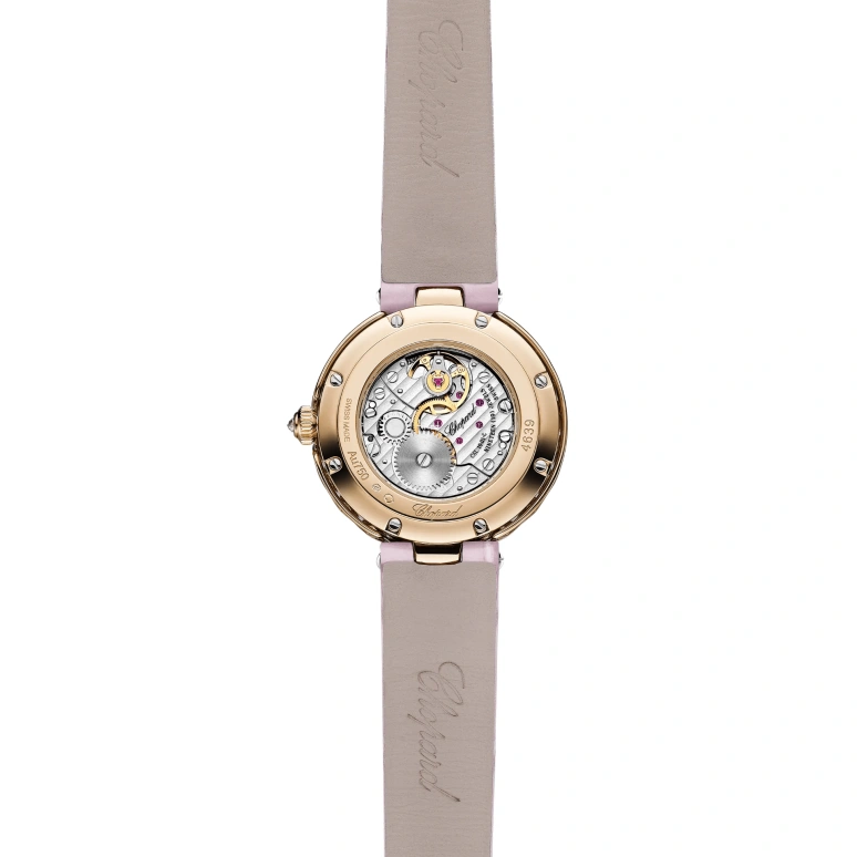 萧邦,L'HEURE DU DIAMANT 26毫米,26毫米,玫瑰金,粉红色,手动上弦,45小时,自制机芯,13A178,13A178-5319