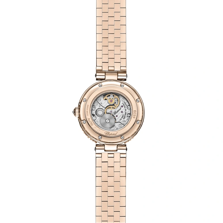 萧邦,L'HEURE DU DIAMANT 26毫米,26毫米,玫瑰金,银色,手动上弦,圆形,玫瑰金色,10A178,10A178-5301
