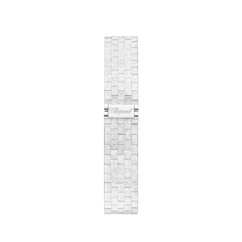 萧邦,L'HEURE DU DIAMANT 30毫米,30毫米,白金,白色,椭圆形,银白色,10A326,10A326-1106