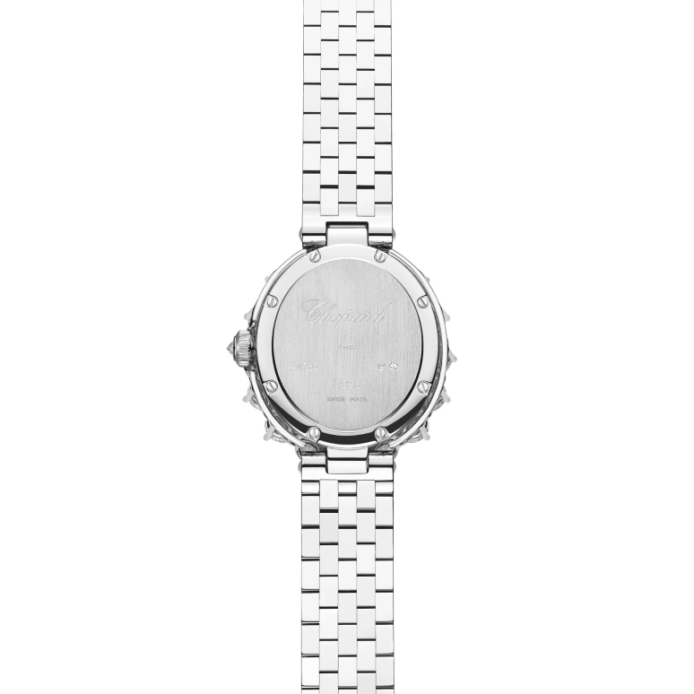 萧邦,L'HEURE DU DIAMANT 30x27毫米,30x27毫米,白金,银白色,手动上弦,蓝宝石,水晶玻璃,椭圆形,10A393,10A393-1106