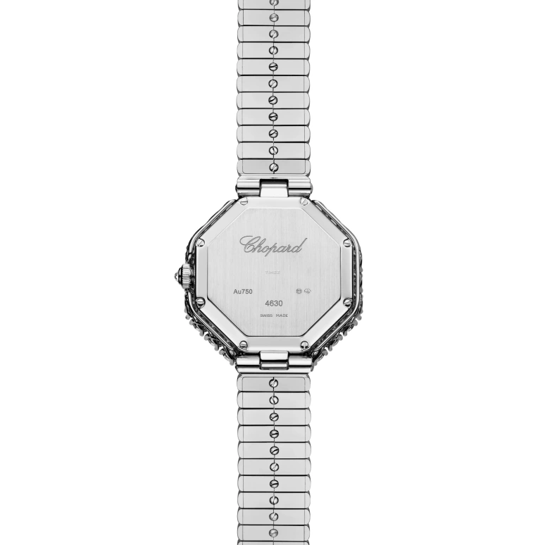 萧邦,L'HEURE DU DIAMANT 32毫米,32毫米,白金,白色,自动上弦,八角形,银色,10A097,10A097-1404