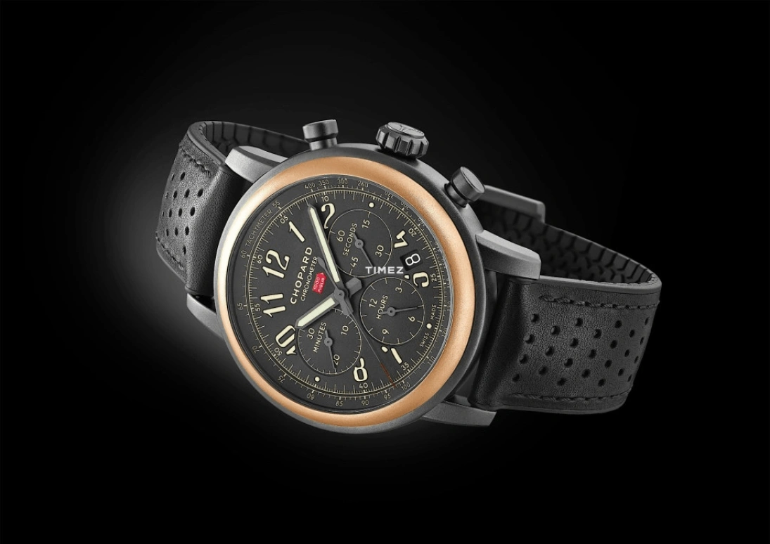 萧邦,Mille Miglia 42毫米,42毫米,不锈钢,玫瑰金,灰色,自动上弦,计时,日历,168589,168589-6002