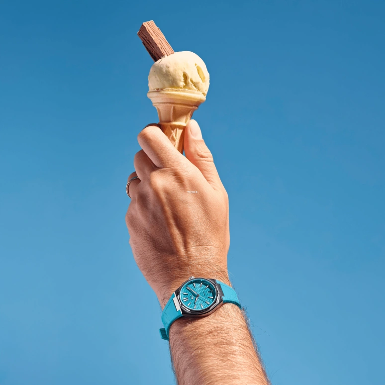 克里斯托弗沃德,Ice Cream Twelve 38毫米,38毫米,不锈钢,蓝色,自动上弦,日历,38小时,C12,C12-38ADA1-S00B2-BRB