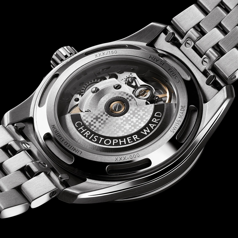 克里斯托弗沃德,C63 36毫米,36毫米,精钢,蓝色,自动上弦,38小时,蓝宝石,水晶玻璃,C63,C63-36A3H1-S00B1-B1