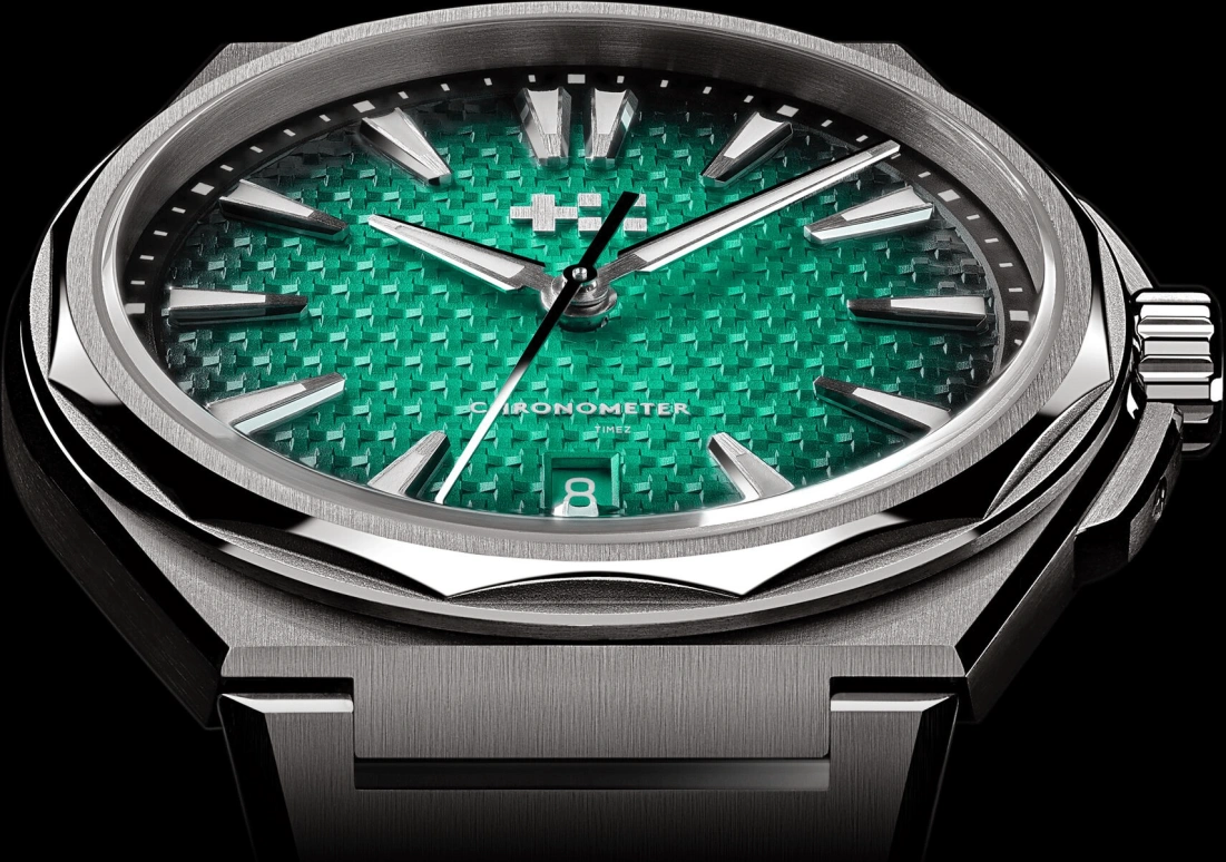 Christopher Ward,The Twelve 40mm,40mm,Titanium,Green,Automatic,Day,38hours,C12,C12-40ADC1-T00V0-B0