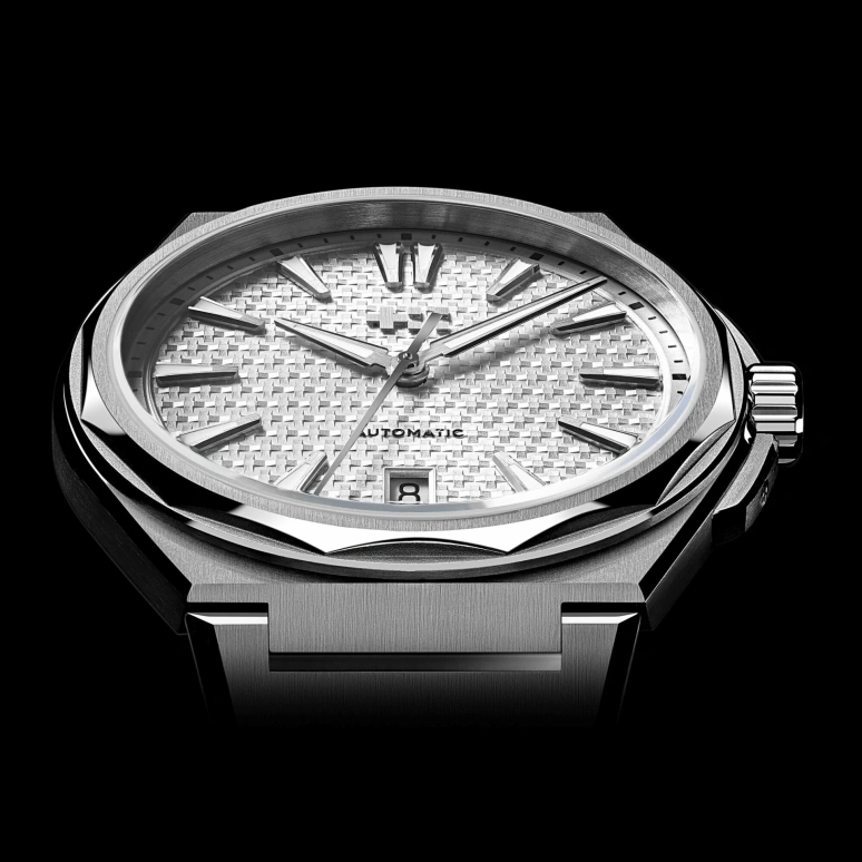 Christopher Ward,The Twelve 38mm,38mm,Stainless Steel,Silver White,Automatic,Day,38hours,C12,C12-38ADA1-S00W0-B0