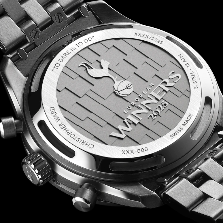 克里斯托弗沃德,C63 39毫米,39毫米,精钢,白色,石英,计时,蓝宝石,C63,C63-39QCC3-THFC-B1R