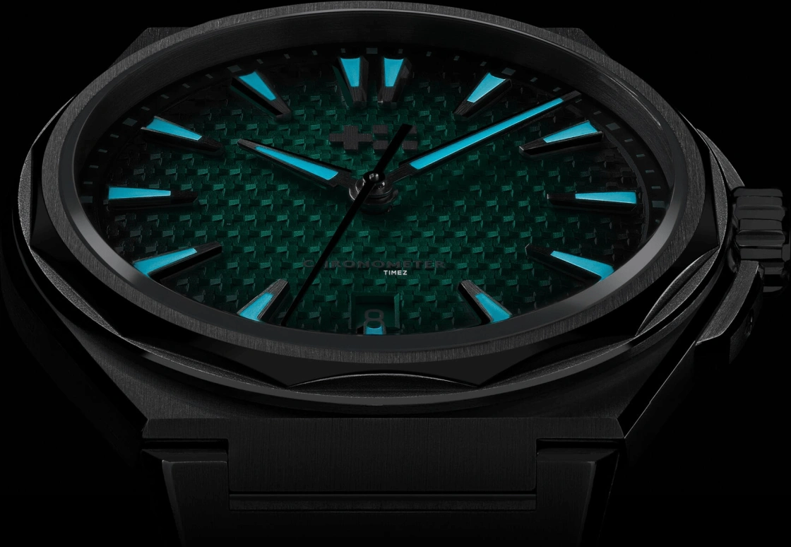 Christopher Ward,The Twelve 40mm,40mm,Titanium,Green,Automatic,Day,38hours,C12,C12-40ADC1-T00V0-B0