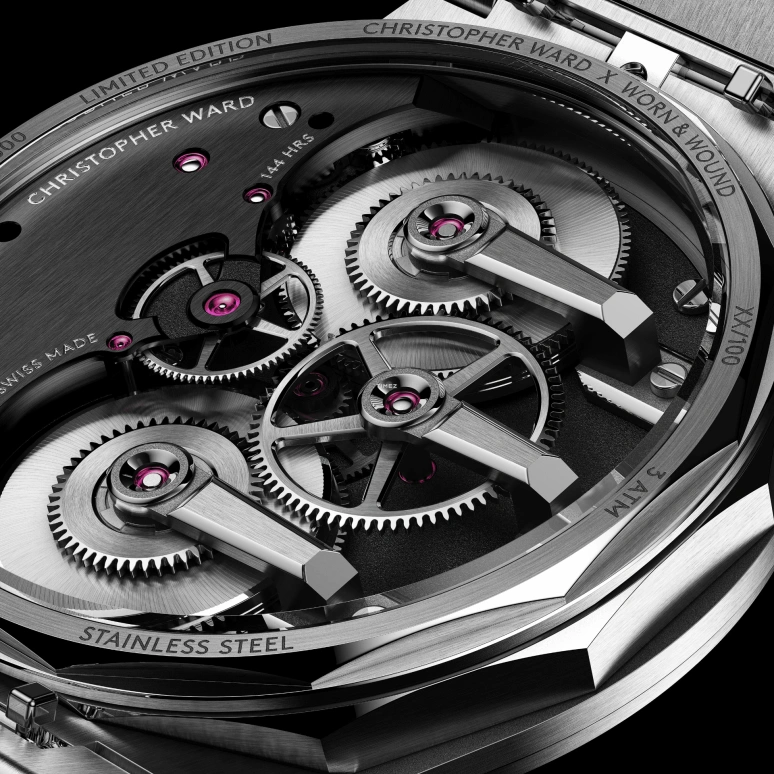 克里斯托弗沃德,The Twelve 41毫米,41毫米,精钢,灰色,手动上弦,144小时,自制机芯,C12,C12-41H6D1-WW-B0