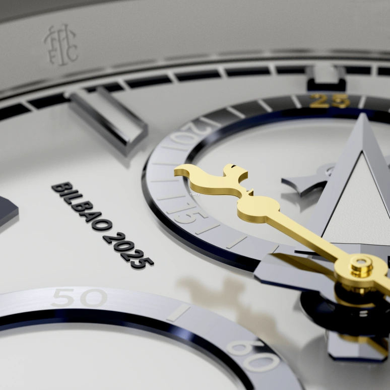 克里斯托弗沃德,C63 39毫米,39毫米,精钢,白色,石英,计时,蓝宝石,C63,C63-39QCC3-THFC-B0R