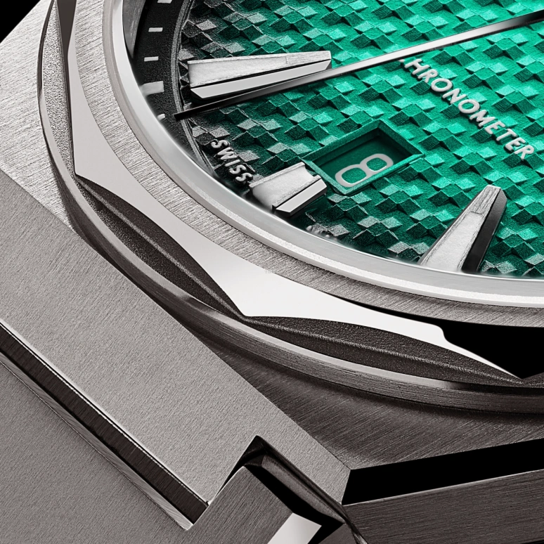 Christopher Ward,The Twelve 40mm,40mm,Titanium,Green,Automatic,Day,38hours,C12,C12-40ADC1-T00V0-B0