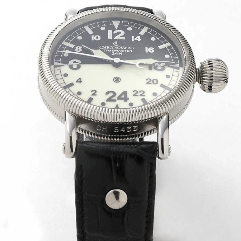 瑞宝,Timemaster 44毫米,44毫米,精钢,白色,墨绿色,手动上弦,46小时,蓝宝石,水晶玻璃,CH,CH/6433/D/N