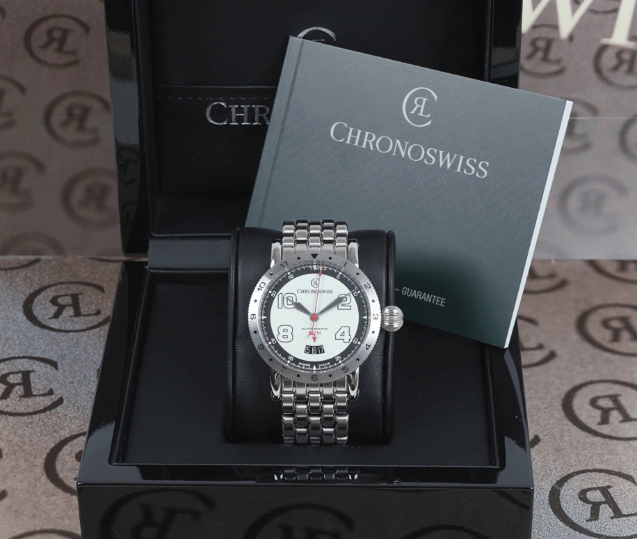 瑞宝,Timemaster 41毫米,41毫米,不锈钢,白色,自动上弦,日历,42小时,CH,CH-2733-LU