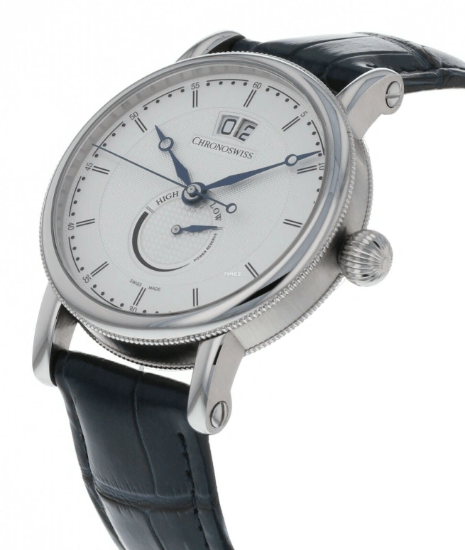 Chronoswiss,Sirius 40mm,40mm,Stainless Steel,White,Automatic,Day,Power Reserve Indicator,CH,CH-3523.1